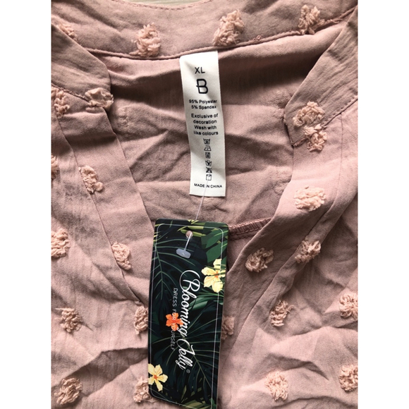 Blooming Jelly Blouse Women's XL Pink - Picture 2 of 3